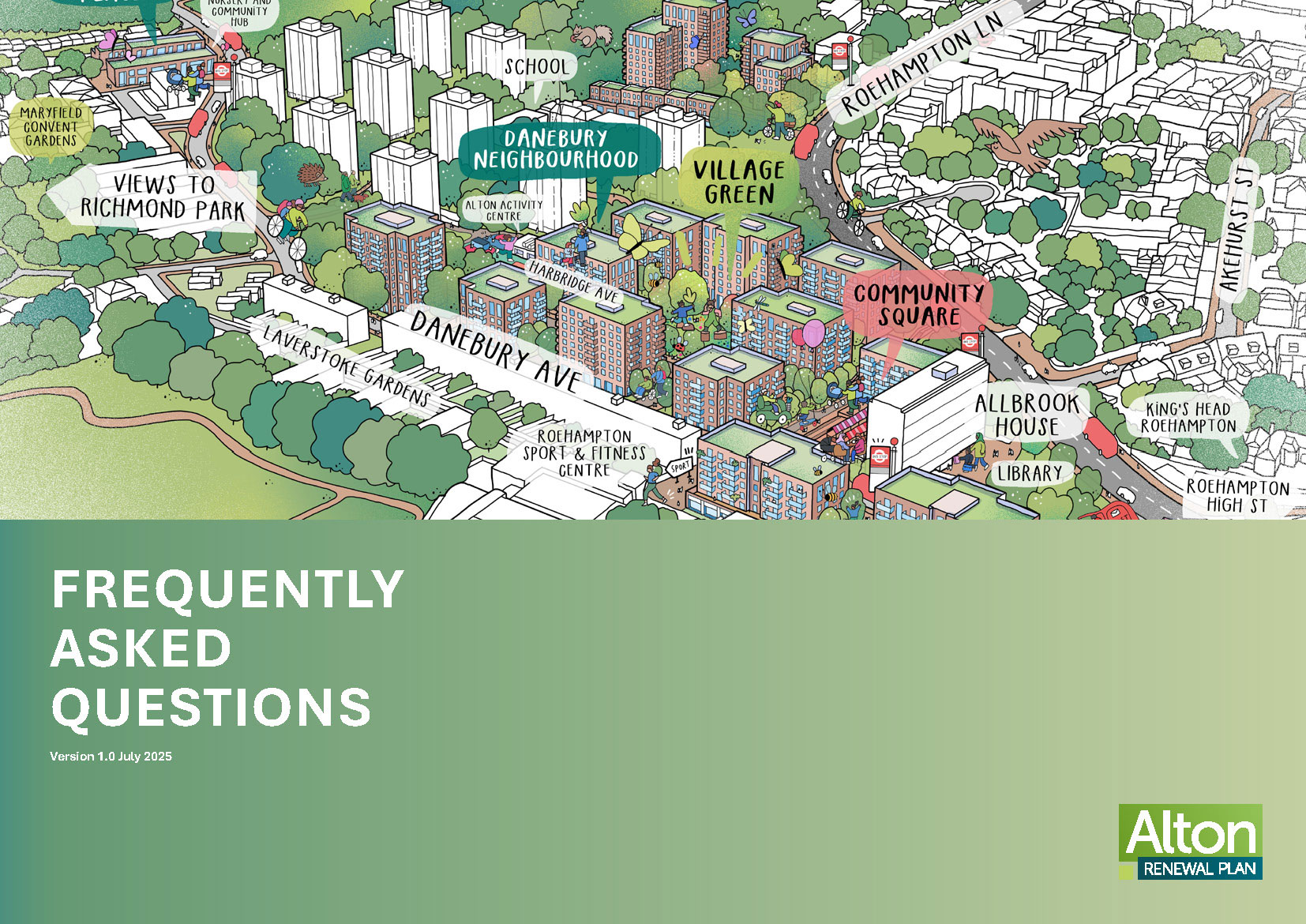 An image of the cover of the frequently asked questions document.