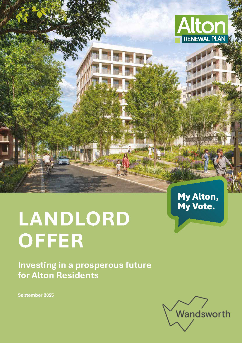 A picture of the cover of the Landlord offer booklet