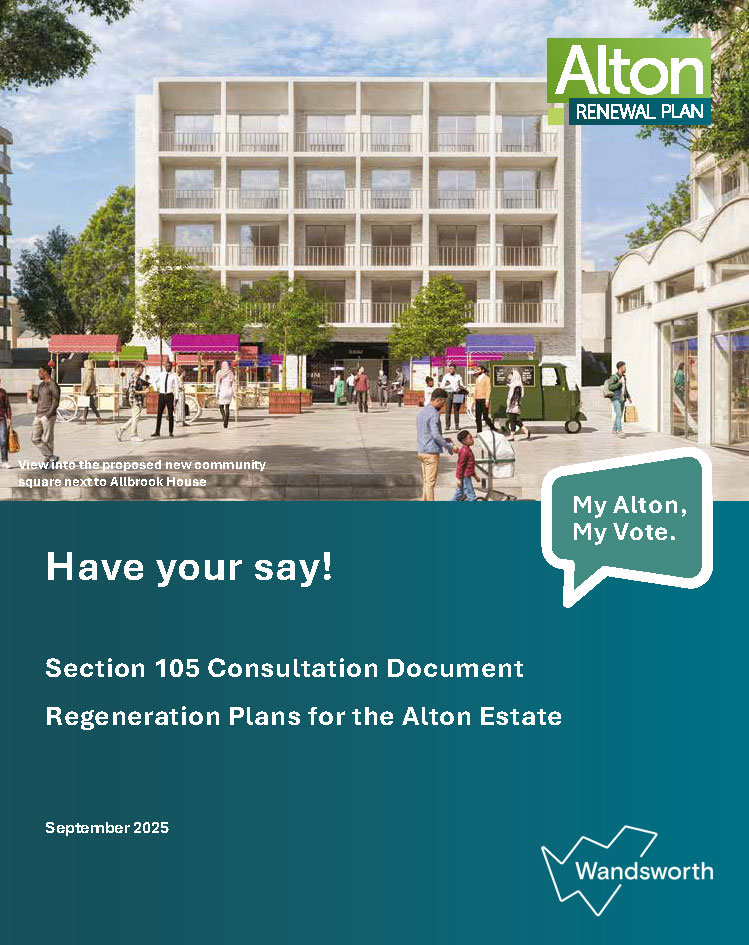A picture of the cover of the Section 105 booklet