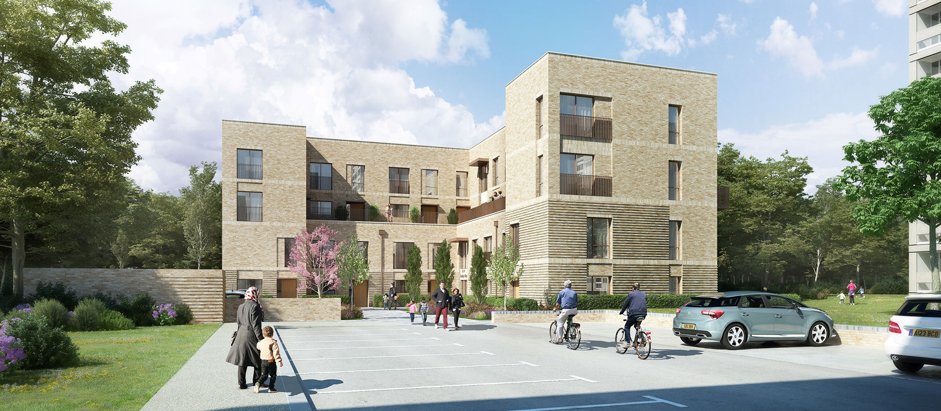 Illustrative view of the Fontley Way development