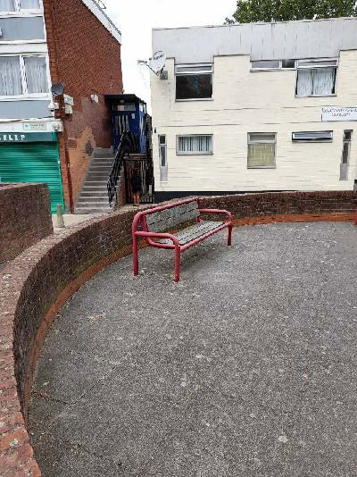 Portswood Place seating area pictures before it was given a refresh