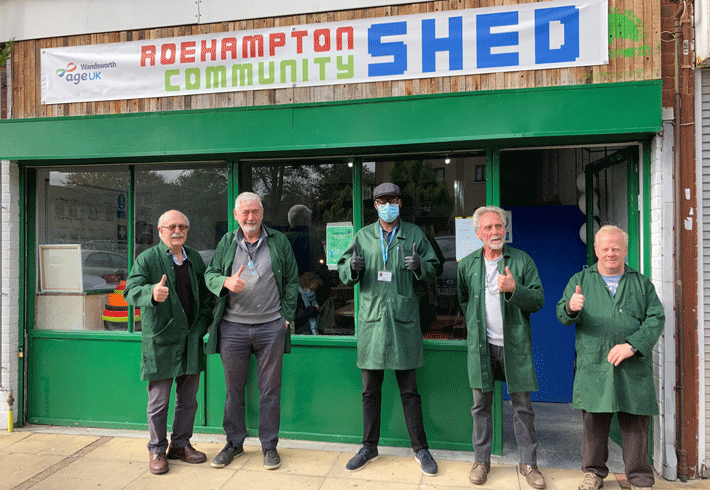 Picture showing the opening of Roehampton Shed