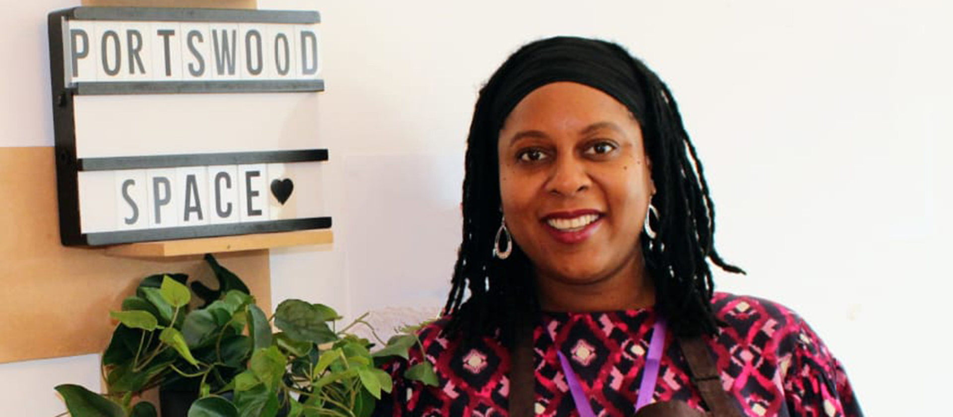 Chantelle Bent, who set up Chantelle's Community Kitchen, is pictured in Portswood Space where the Kitchen is based.