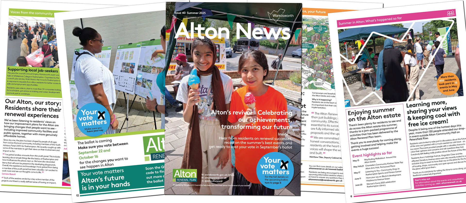 An image showing some of the pages from Alton News Issue 40.