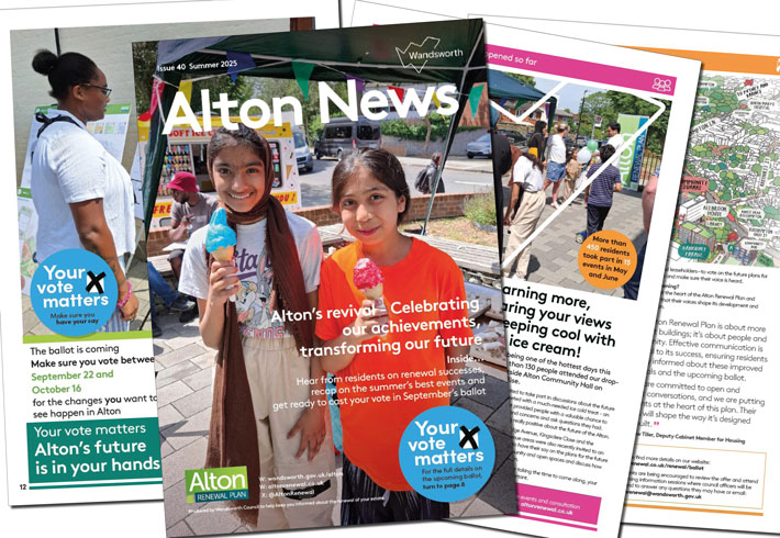 An image showing some of the pages from Alton News Issue 40.