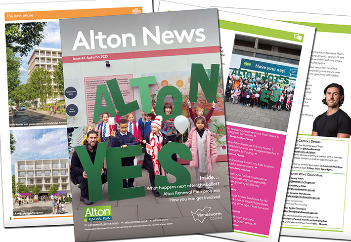 Image showing some of the pages of Alton News, Issue 41, Autumn 2025