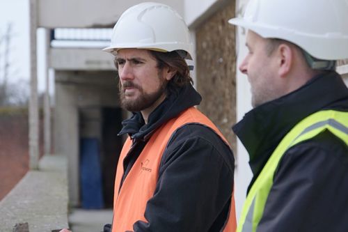 Aydin Dikerdem visits the empty Block A on the Alton before demolition starts