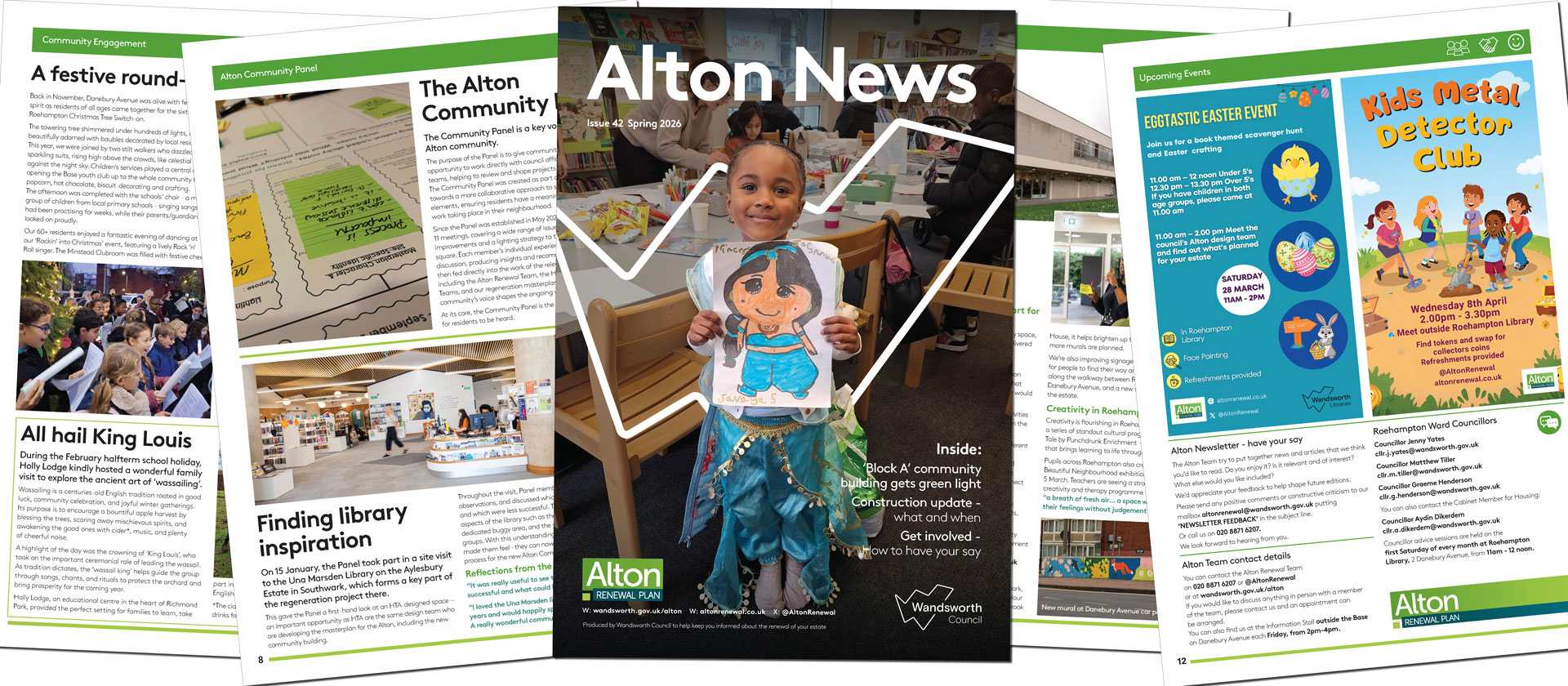 Images taken from the pages of Alton News Issue 42, Spring 2026