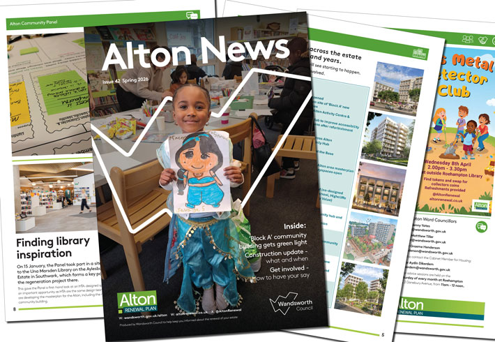 Images taken from the pages of Alton News Issue 42, Spring 2026